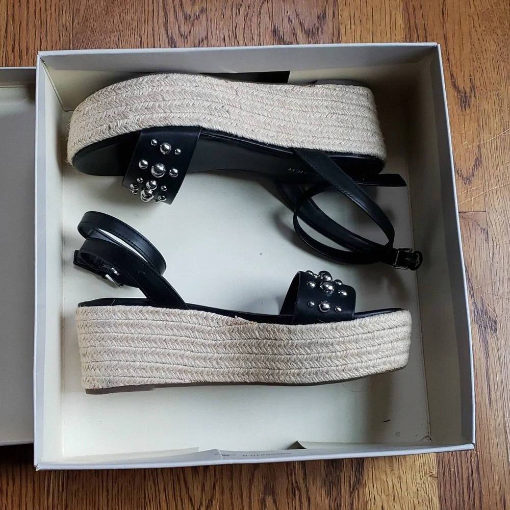 NIB Marc Fisher Joyce Espadrille Platform Sandal Women's Size 7